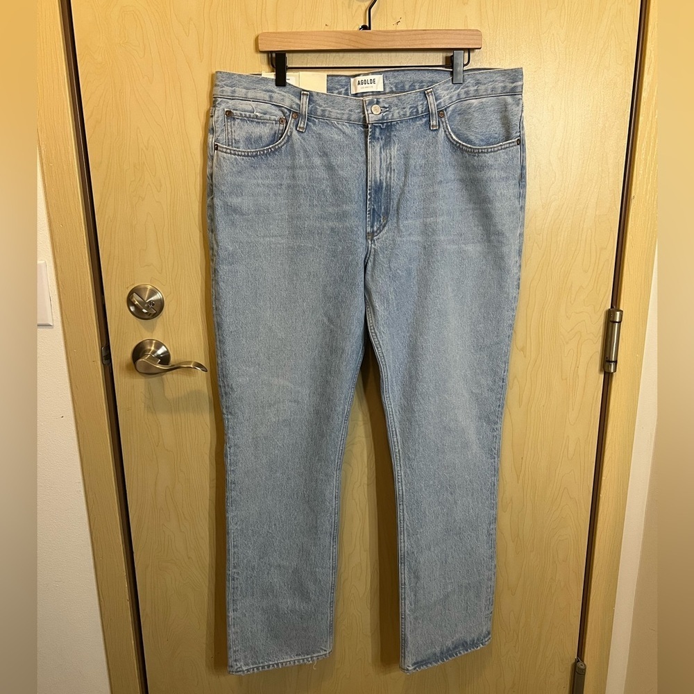 AGOLDE Lyle Low Rise Slim in Switch Jeans